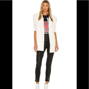 Paige Talita Zip Ultra Skinny Black Luxe Coating